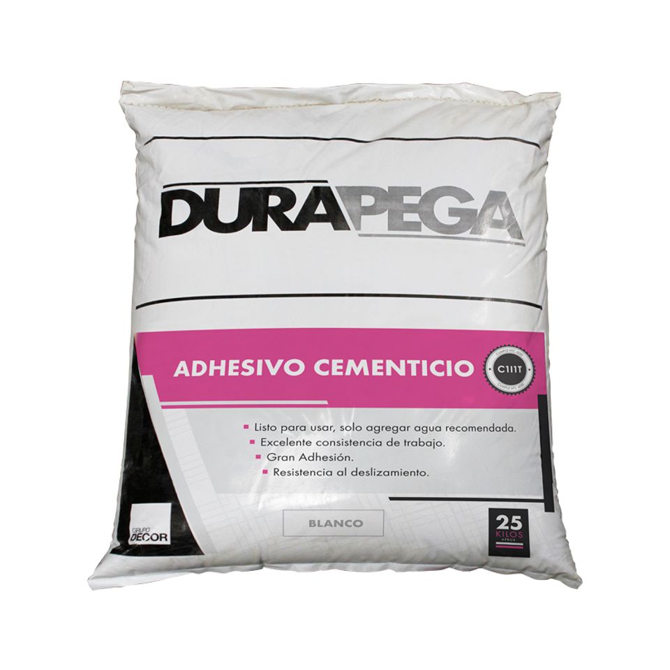 DURAPEGA PORCELANICO BLANCO X 25 KG