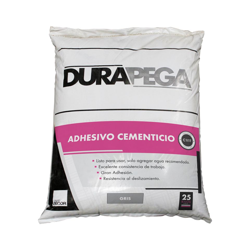 DURAPEGA PORCELANICO GRIS X 25 KG