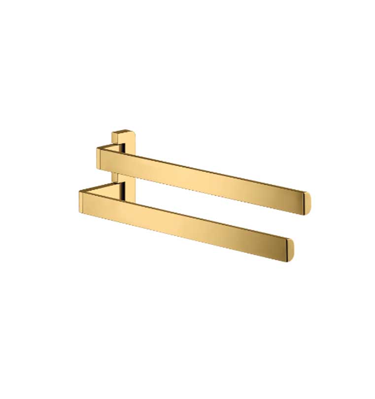 TOALLERO BARRA DOBLE AXOR UNIV 40CM DORADO BRILLANTE