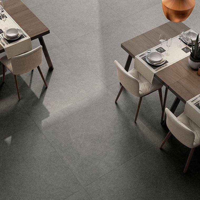 Porcelanato Para Piso Y Pared Estilo Piedra Cromat 60x60 Marengo