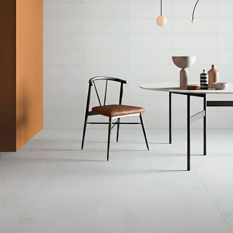 Porcelanato Para Piso Y Pared Estilo Piedra Cromat 120x120 Perla
