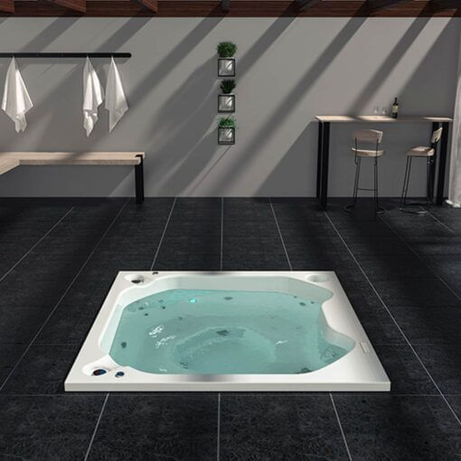 Hidrom Santorini 180x180 Blanco