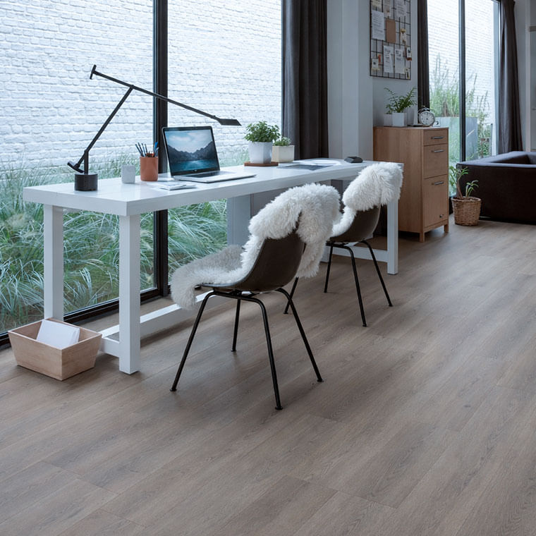 Laminado Para Piso Estilo Madera Forena Greige