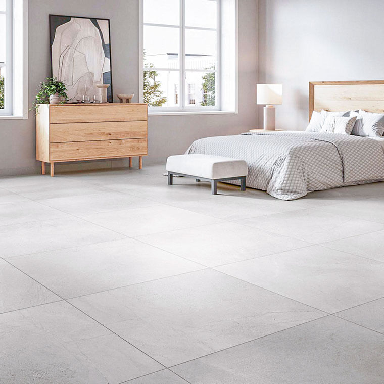 Porcelanato Para Piso Y Pared Estilo Piedra Kenzo 120x120 Gris
